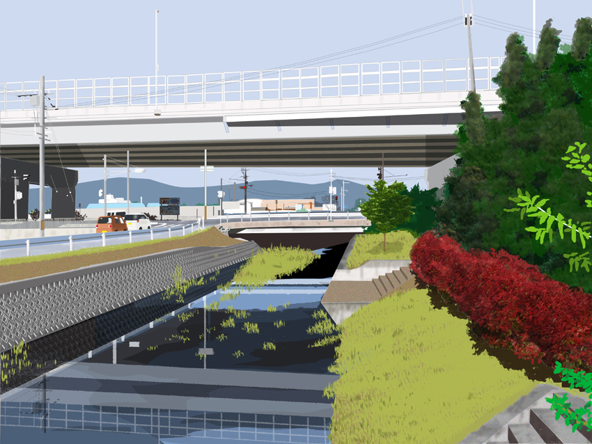 リアル風景イラスト作画に挑戦したニャン 猫飯店 のブログ