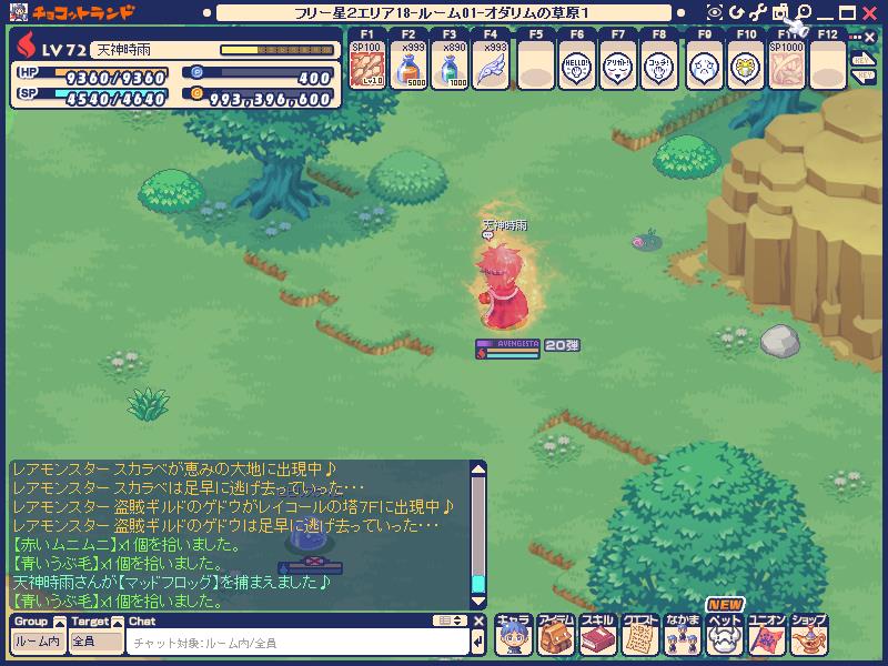 チョコットランドで遊びました マイペース